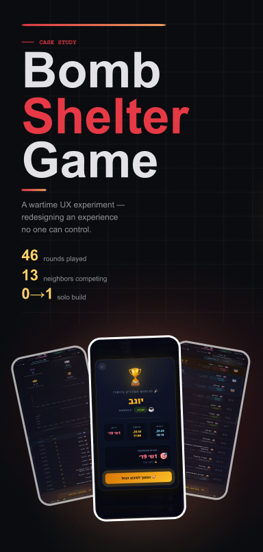 Bomb Shelter Game case study preview
