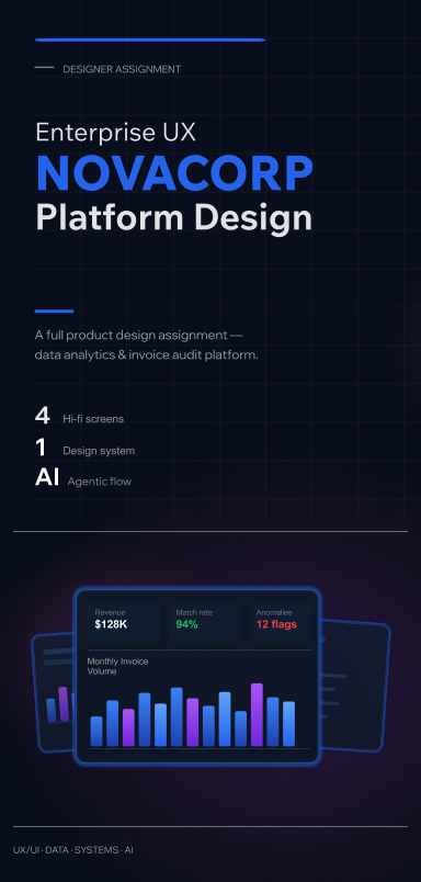 NovaCorp design assignment preview